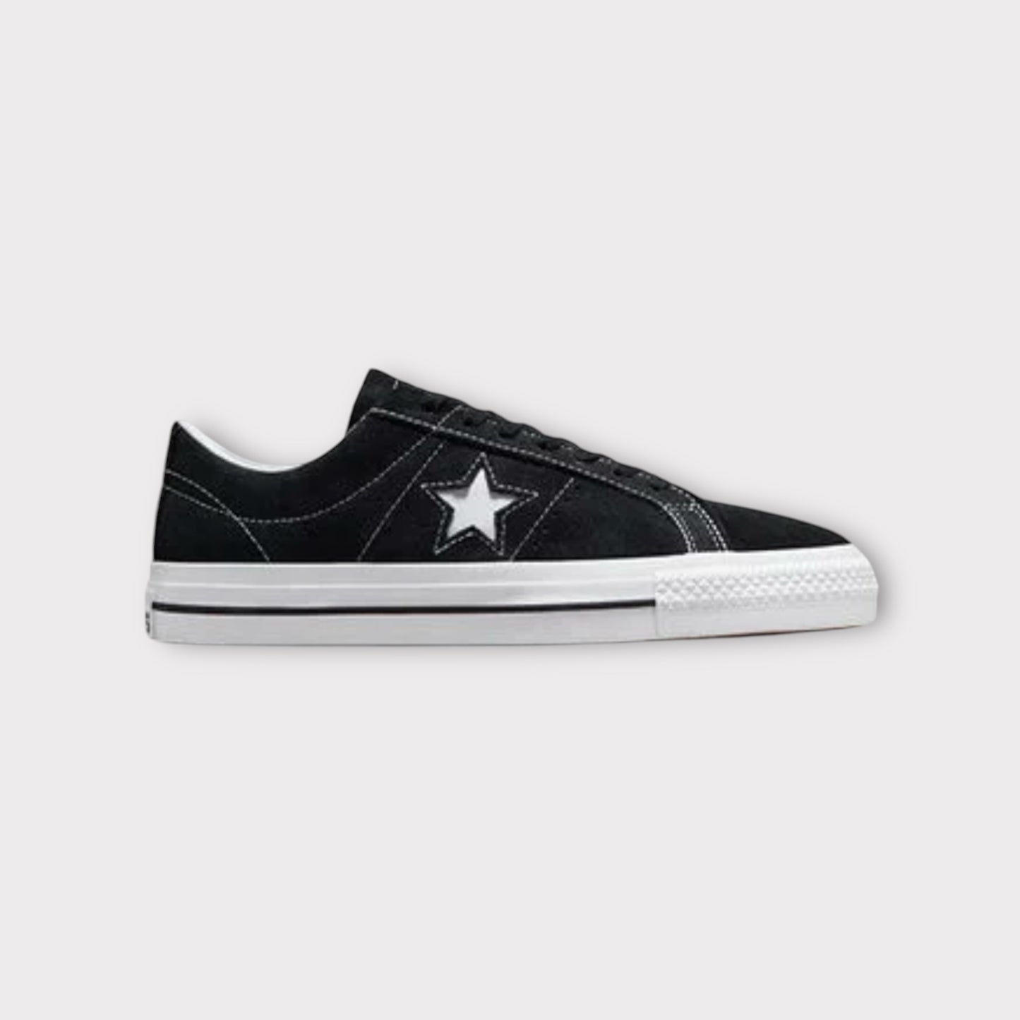 CONVERSE ONE STAR PRO BLACK SUEDE