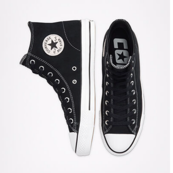 CONVERSE CHUCK TAYLOR HI CTS PRO BLACK SUEDE