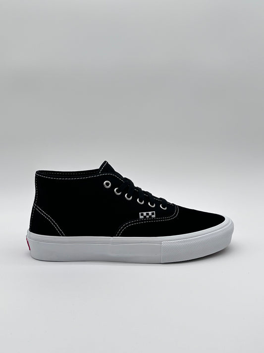 Vans Skate Authentic Mid Black White