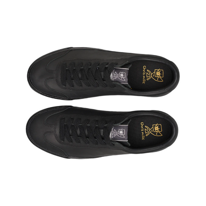 Last Resort AB VM004-Milic Waxed Leather Worn Black/Black