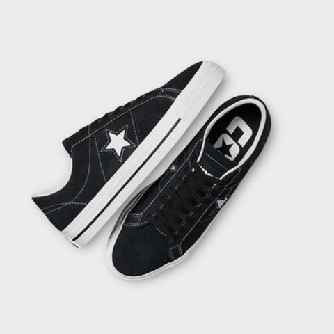 CONVERSE ONE STAR PRO BLACK SUEDE