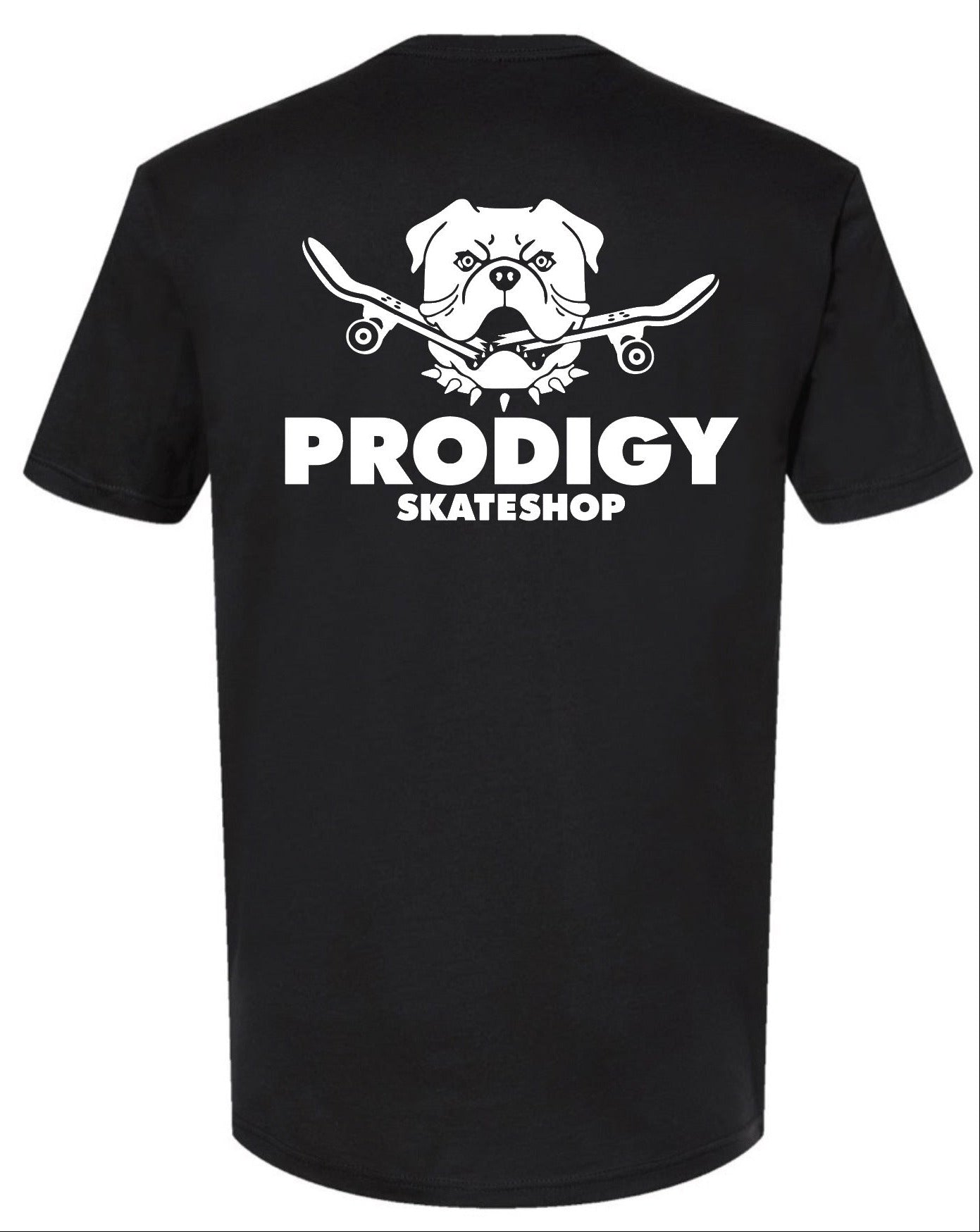 Prodigy SkateShop T-Shirt Black Bulldog – Prodigy Skateshop
