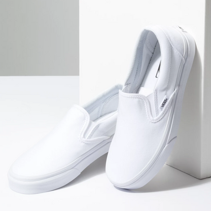Vans Classic Slip On Tru White